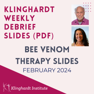 Graphic for Bee venom therapy slides in PDF